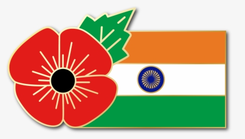Image Of India Fmn Poppy/flag Combo Medal (28mm X - Trinidad And Tobago Cliparts, HD Png Download, Transparent PNG
