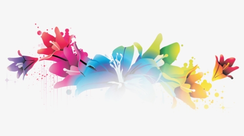 Pencil And In Color - Flowers Image Hd 1080p Png, Transparent Png, Transparent PNG