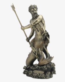 Poseidon Statue - Poseidon Statues, HD Png Download, Transparent PNG