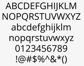20 Sans-serif Type Fonts For Your Next Project - Sans Serif Type Font, HD Png Download, Transparent PNG