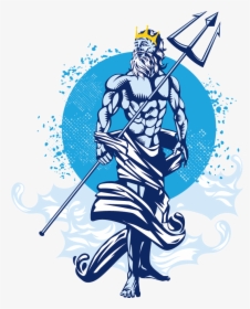 Poseidon Of Melos Trident Neptune - Poseidon Png, Transparent Png, Transparent PNG