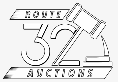 Route 32 Auctions - Drawing, HD Png Download, Transparent PNG