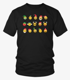 Funny Christmas Cute Emoji Tshirts Funny Emotion Emoji - Larry Bernandez T Shirt, HD Png Download, Transparent PNG