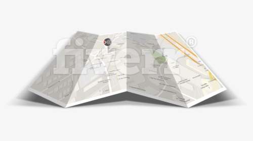 Png Folded Map - Plan, Transparent Png, Transparent PNG