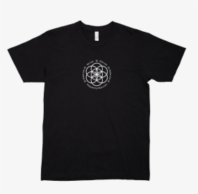 Frequencyriser Seed Of Life Organic Black T-shirt - Planned Parenthood Logo T Shirt, HD Png Download, Transparent PNG