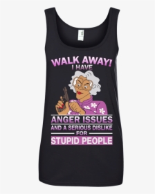 Walk Away I Have Anger Issues Dislike Shirt - She Lived Happily Ever After Disney Shirt, HD Png Download, Transparent PNG