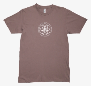 Frequencyriser Seed Of Life Organic Walnut T-shirt - Active Shirt, HD Png Download, Transparent PNG