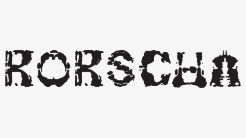 Rorschach - Calligraphy, HD Png Download, Transparent PNG