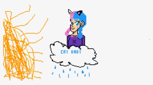 Cry Baby Kitty - Cartoon, HD Png Download, Transparent PNG