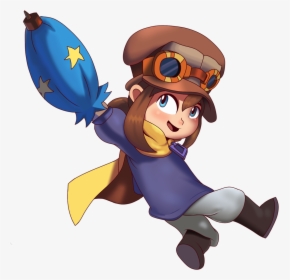 Here We Have Hat Kid From The December Ps4 Game A Hat - Cartoon, HD Png Download, Transparent PNG