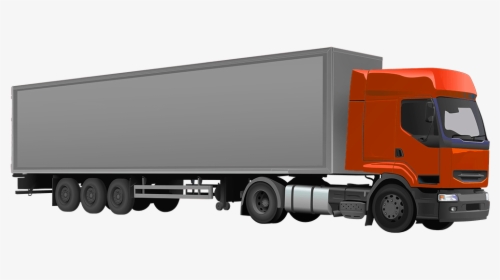 Transparent Tire Track Clipart - Container Images On Trailer Png, Png Download, Transparent PNG