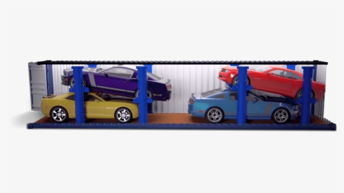 R-rak Car Shipping Side - 4 Cars In One Container, HD Png Download, Transparent PNG