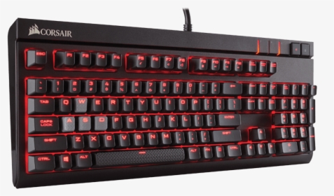 Corsair Strafe Mechanical Gaming Keyboard [cherry Mx - Corsair Strafe Red Led, HD Png Download, Transparent PNG
