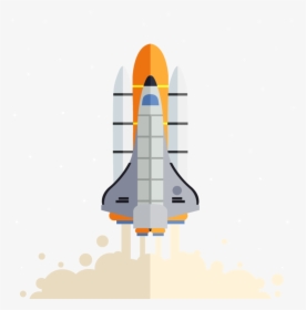 Rocket , Png Download - Space Shuttle Vector Png, Transparent Png, Transparent PNG