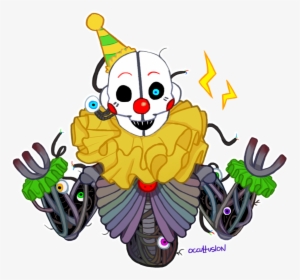 Let Ennard Dress Like A Clown  ps You Can Buy This - Cartoon, HD Png Download, Transparent PNG