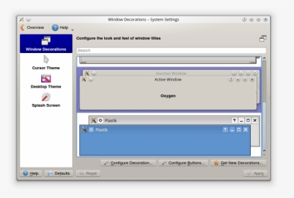 Replace Internet Explorer Icon On Desktop Download - Kde 4.3 Window Decorations, HD Png Download, Transparent PNG
