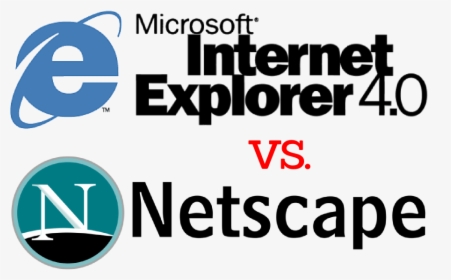 The Rise And Fall Of Netscape Navigator And Internet - Internet Explorer, HD Png Download, Transparent PNG