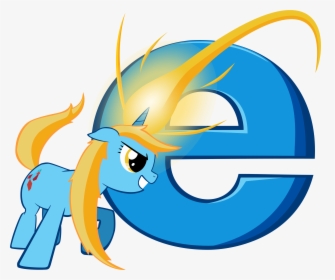 Free Wallpaper Internet Explorer - Internet Explorer Pony, HD Png Download, Transparent PNG