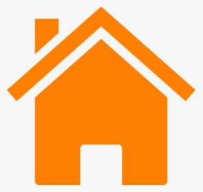 Orange House Cliparts - Orange House Clipart, HD Png Download, Transparent PNG