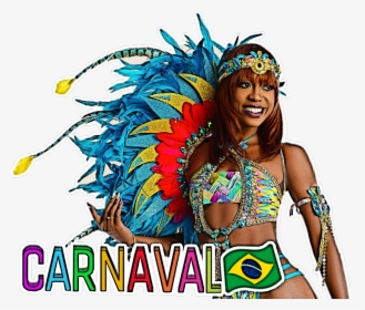 #carnaval #carnaval #carnival #dubrootsgirlcreation - Carnival Woman, HD Png Download, Transparent PNG