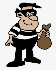 Criminal Drawing Cartoon - Animated Criminal Png, Transparent Png, Transparent PNG