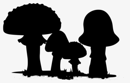 Mushroom Siloette Svg Free, HD Png Download, Transparent PNG