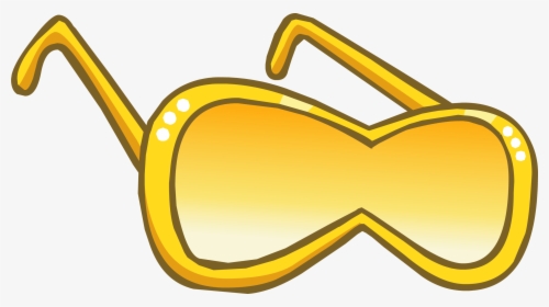 Goggles Clipart Club Penguin - Lentes Dorados De Club Penguin, HD Png Download, Transparent PNG