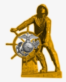 Eagle Globe And Anchor, HD Png Download, Transparent PNG