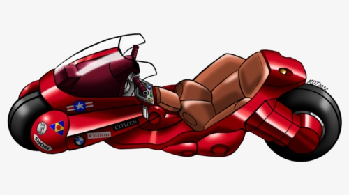 Thumb Image - Red Anime Motorcycle Drawing, HD Png Download, Transparent PNG