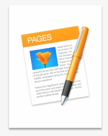Pages App Icon - Apple Pages Logo Png, Transparent Png, Transparent PNG