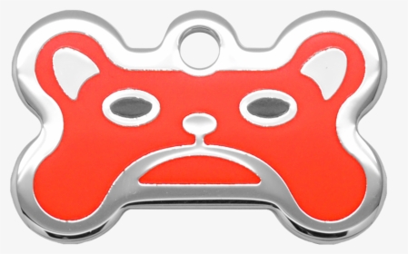 Bulldog Mini Bone Tag Red, HD Png Download, Transparent PNG