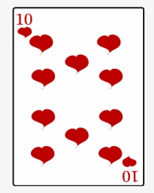 10 Of Hearts - Heart, HD Png Download, Transparent PNG