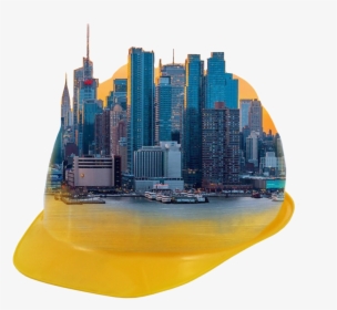 Builderhelmet Helnet Newyork Skyline Buildings Ftestick - Skyline, HD Png Download, Transparent PNG
