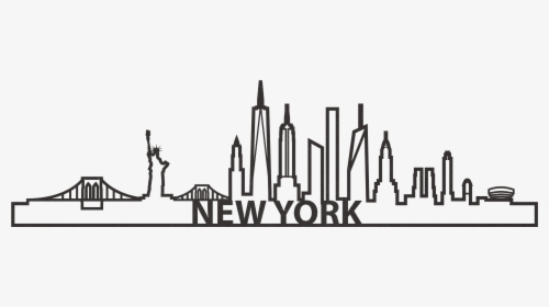 New York - Skyline New York Lasersnijden, HD Png Download, Transparent PNG