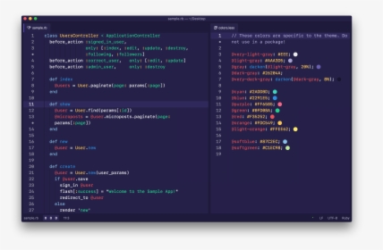 Deep Purple Syntax Theme - Atom Syntax Themes Purple, HD Png Download, Transparent PNG