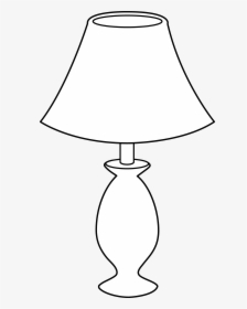 Lamp Clip Art - Lamp Clipart Black And White, HD Png Download, Transparent PNG