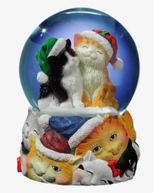 San Francisco Music Box Company Christmas Cats, HD Png Download, Transparent PNG