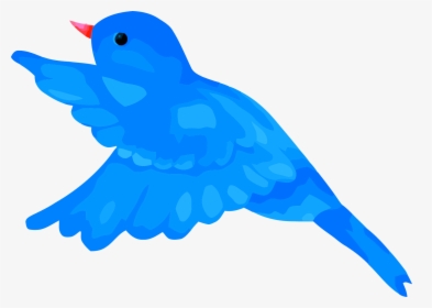 Blue Bird Clipart Mage Png - Blue Bird Flying Clipart, Transparent Png, Transparent PNG