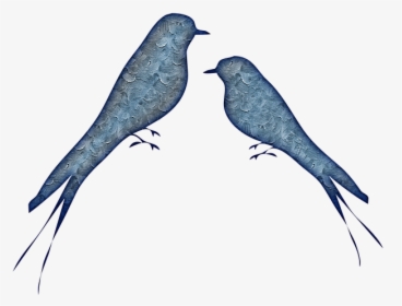Birds Abstract, Pretty Bluebirds, Large Resizable - Bird, HD Png Download, Transparent PNG