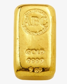 2 Oz Abc Bullion Gold Bar, HD Png Download, Transparent PNG