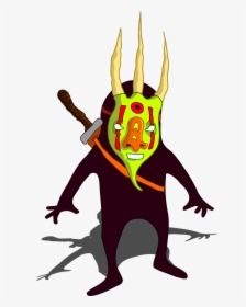 Monster, Mask, Ninja, Scary - Clip Art, HD Png Download, Transparent PNG