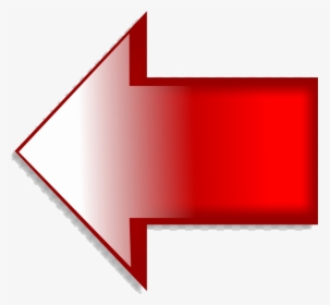 Red Arrow Image Buy Clip Art Flecha Izquierda Roja - Flecha Png, Transparent Png, Transparent PNG