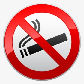 No Smoking Prohibition Sign Png Clipart Image - Market Signs And Symbols, Transparent Png, Transparent PNG
