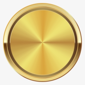 Clip Art Circle Gold Disk Clip - Gold Circle Png, Transparent Png, Transparent PNG