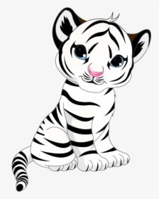 Transparent Tiger Cartoon Png - Cute Baby Tiger Coloring Pages, Png Download, Transparent PNG