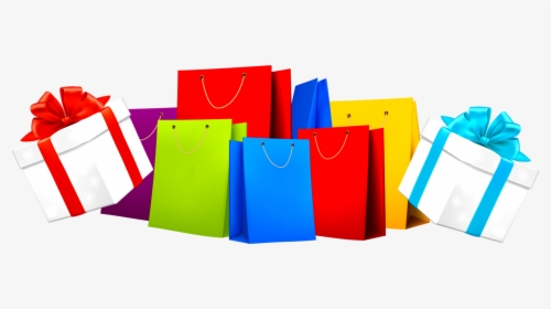 Bags Vector Gift Bag Shopping Bag And Gift- - Gift Shopping Bag Png, Transparent Png, Transparent PNG