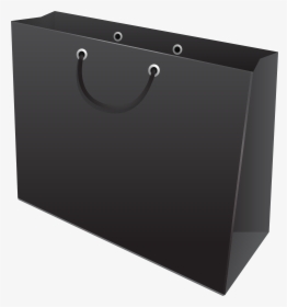 Black Gift Bag Png Clip Art, Transparent Png, Transparent PNG