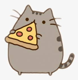 Pizza Kawaii Cliparts Transparent - Pusheen Cat, HD Png Download, Transparent PNG