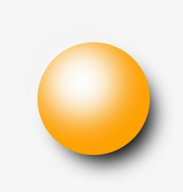 Transparent Png Sphere - Transparent Background Ping Pong Ball Png, Png Download, Transparent PNG