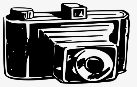 Old Style Big Image - Old Fashioned Camera Silhouette, HD Png Download, Transparent PNG